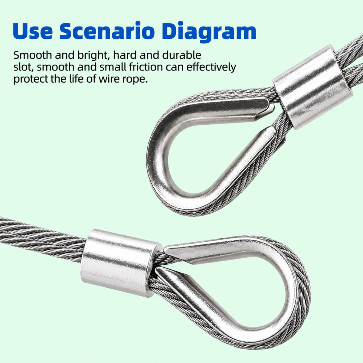 Wire Rope Thimble Rigging