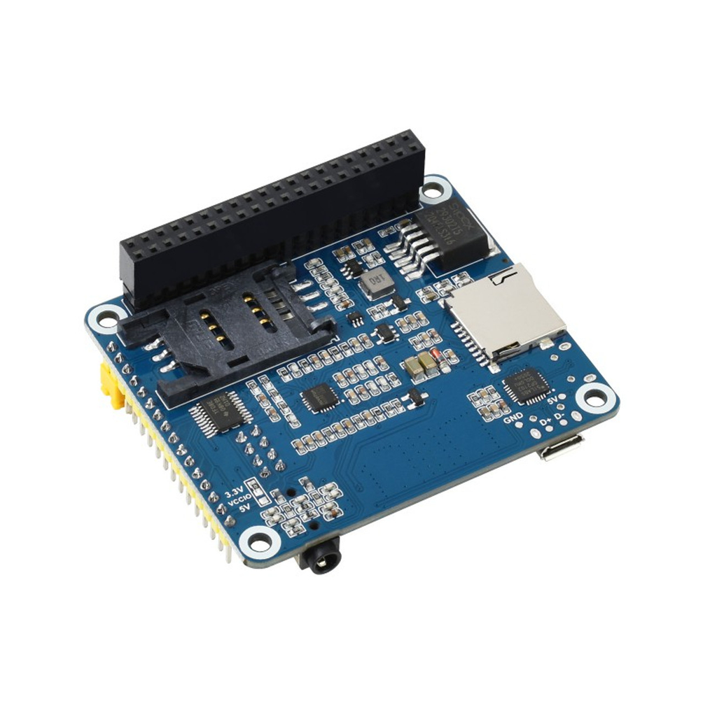 Waveshare: 17372 SIM7600G-H 4G HAT For Raspberry Pi, LTE Cat-4 4G / 3G