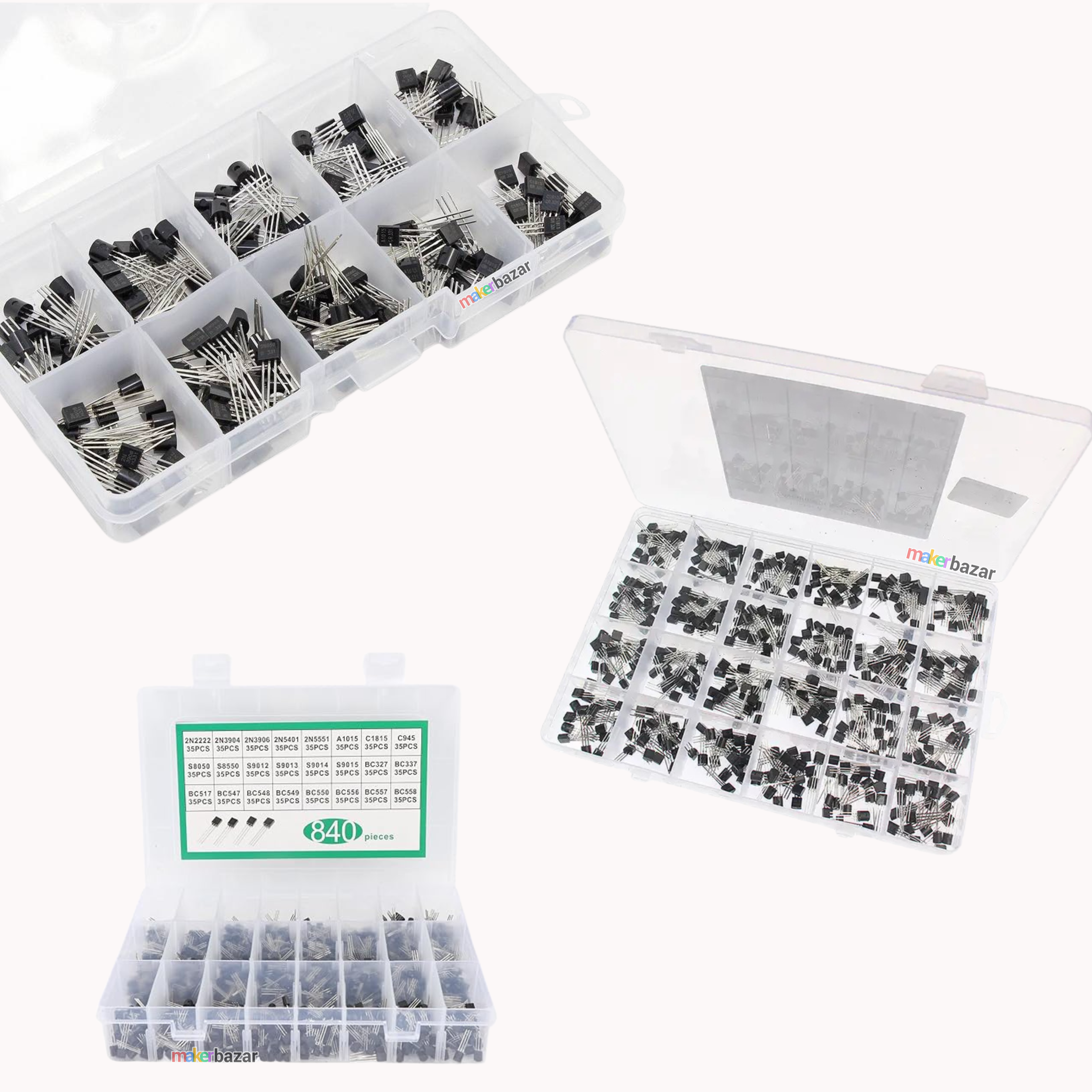 General Purpose PNP NPN Transistors Assortment Kit