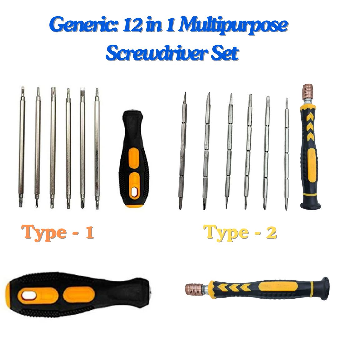 Generic: 12 in 1 Multipurpose Screwdriver Set