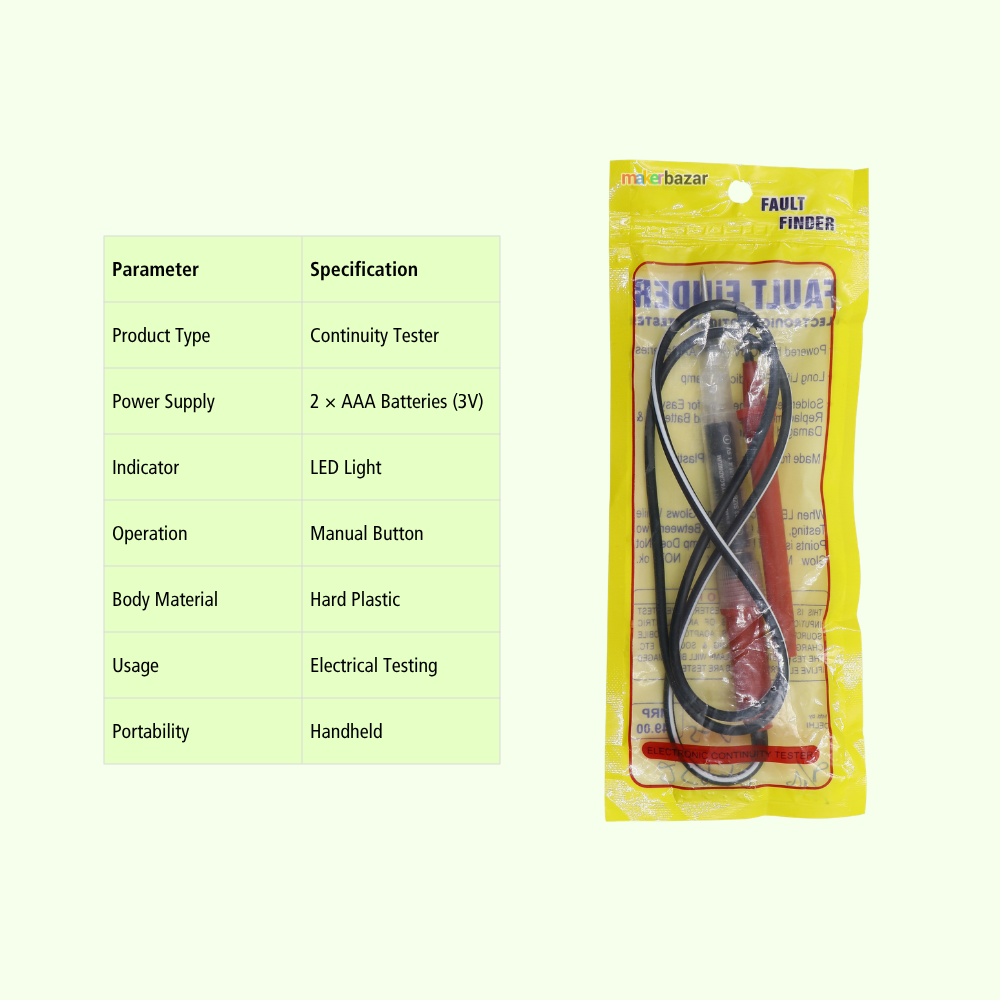 Generic: Fault Finder Electronic Continuity Tester