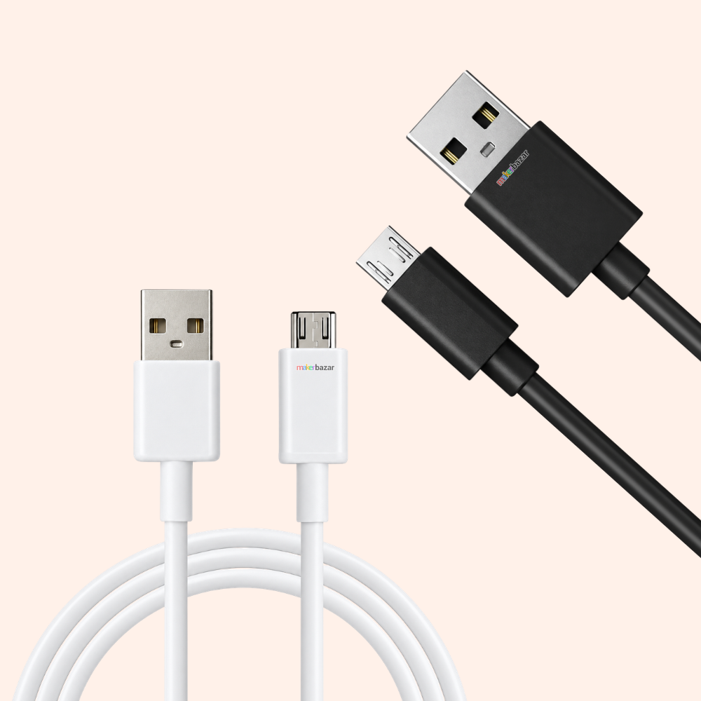 Generic: Micro USB Cable Black/White