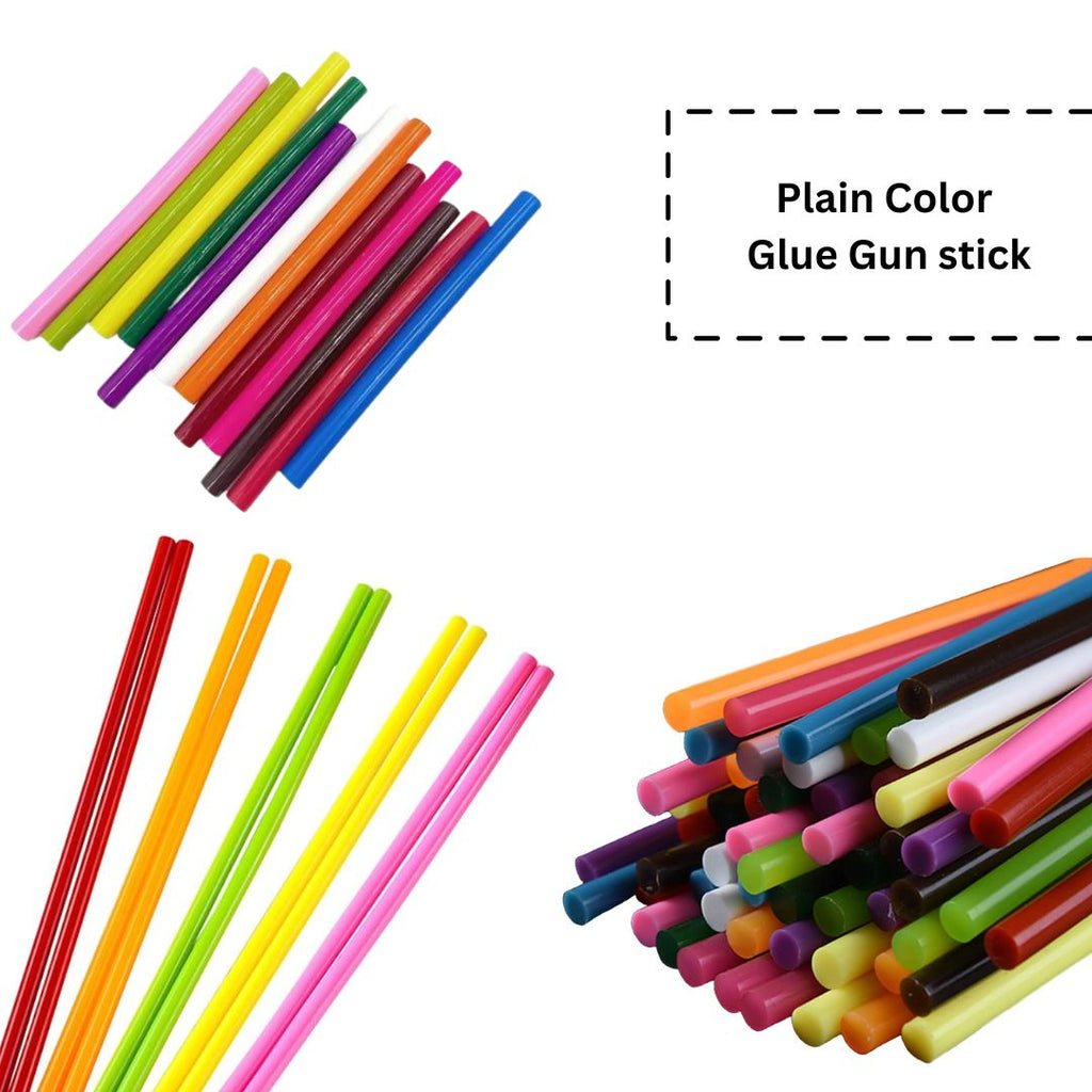 Colored Hot Glue Sticks Mini Hot Glue Sticks, 200 Pack Multi Colored Glue Gun Sticks, Hot Color Glue Sticks