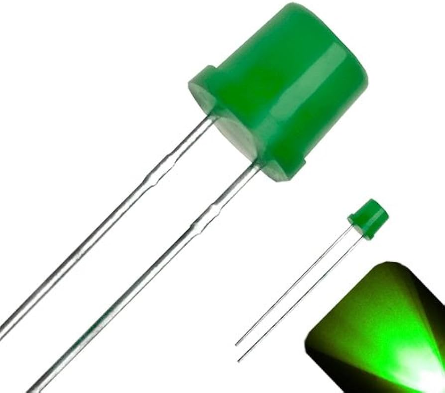 5mm DIP Flat Top Wide Angle LED - High-Quality Lighting Components