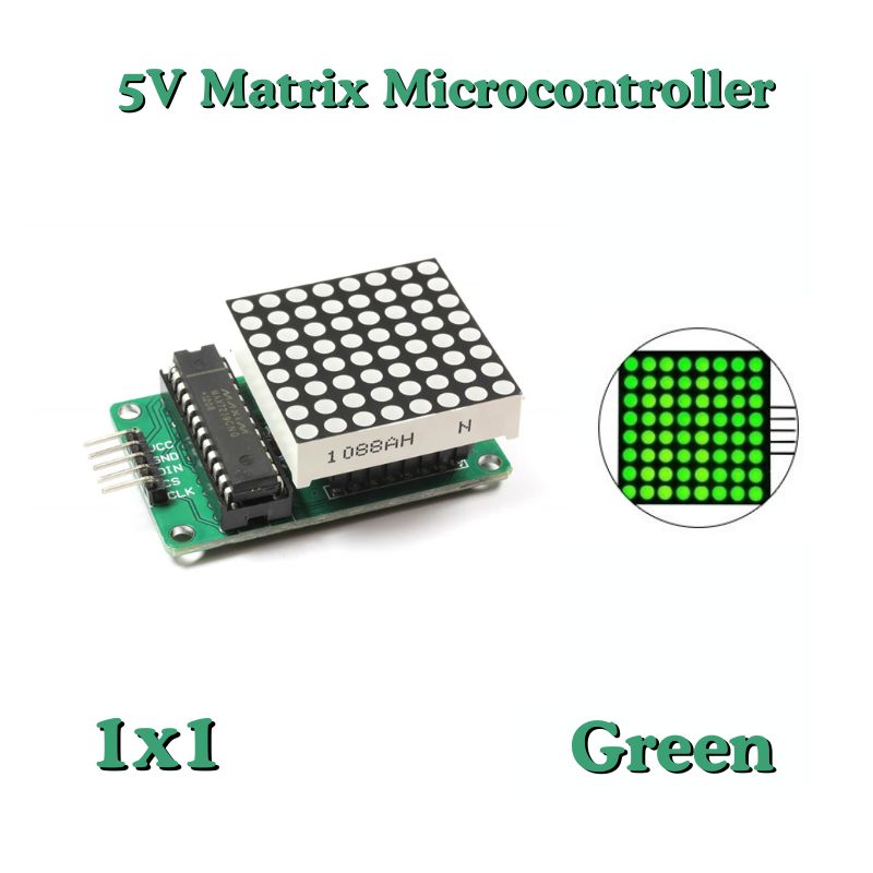 MAX7219 8x8 Dot Matrix Microcontroller Module LED Display