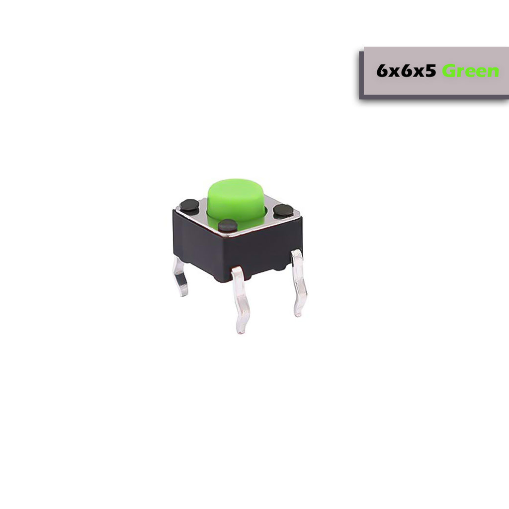 6x6x5mm Mini Tactile Push Button Switch - 4Legs