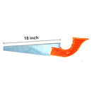 [Type 2] 450mm Powerful Hand Saw with Hardened Steel blades [Open Pistol Grip Plastic Handles]