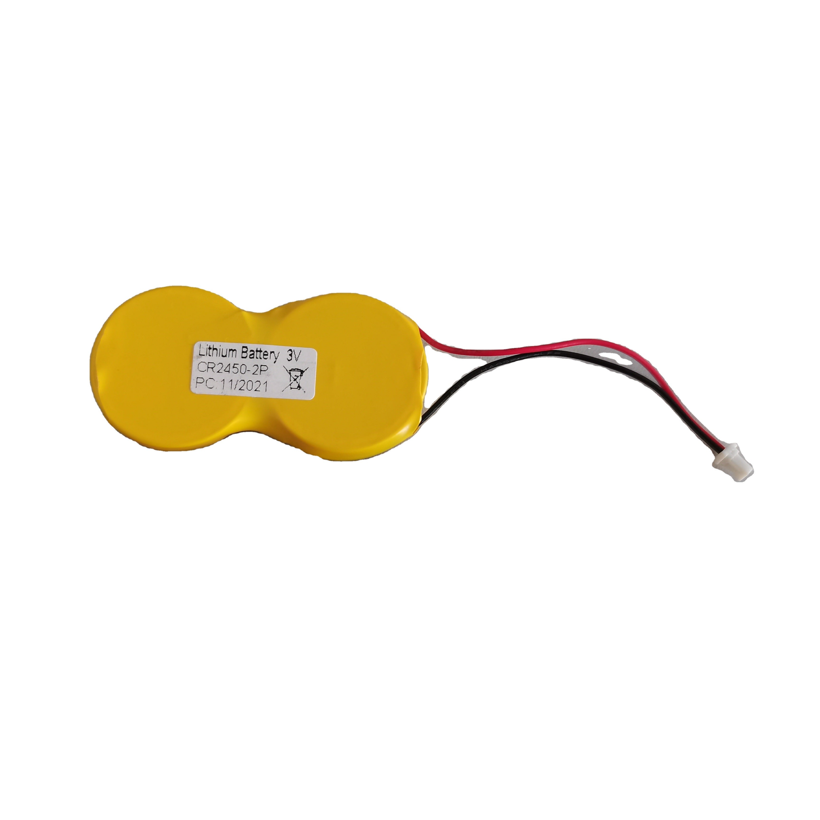 CR2450 3V Lithium Coin Cell Battery Pack with Wire
