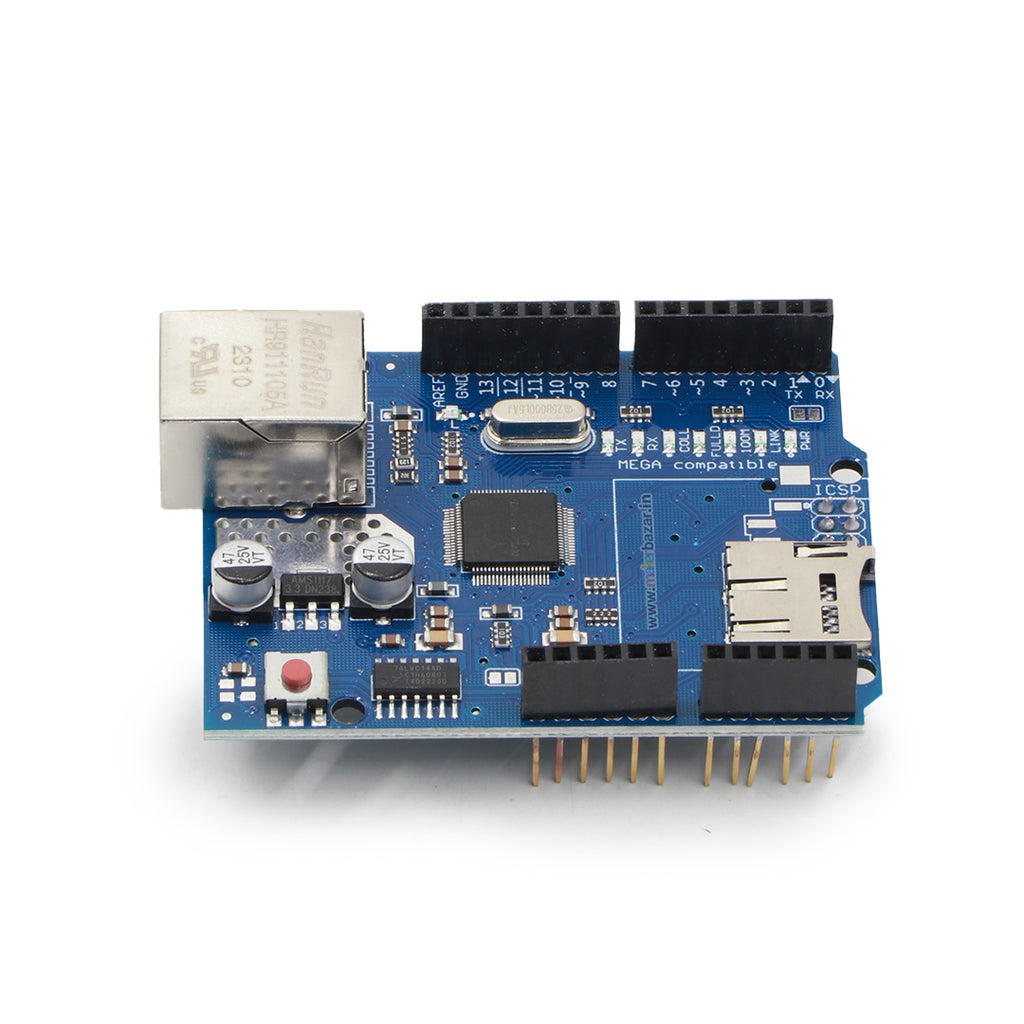 Ethernet W5100 Shield Network Expansion Board with Micro SD Card Slot