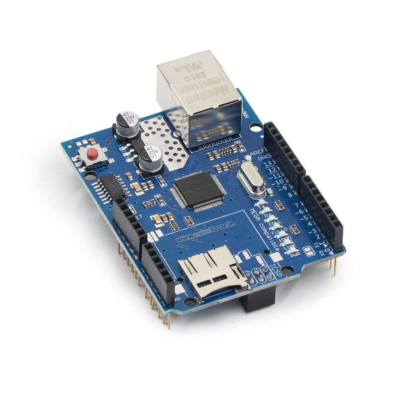 Ethernet W5100 Shield Network Expansion Board with Micro SD Card Slot