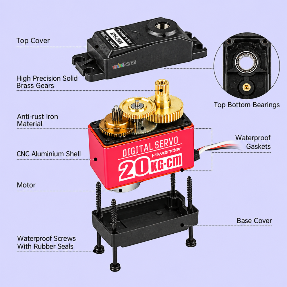 High Torque Metal Gear Digital Servo Motor