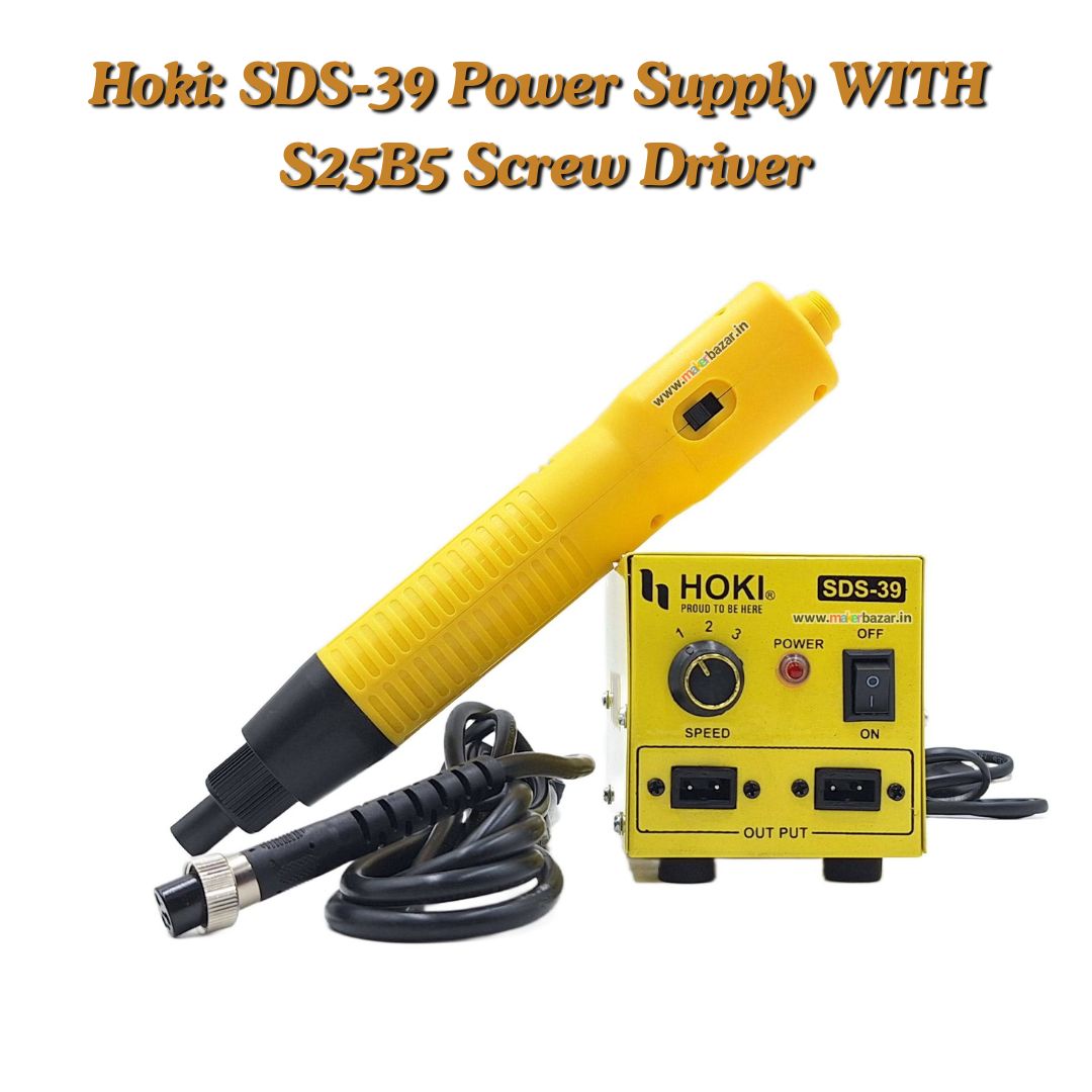 Hoki: 2-in-1 501 S25B5 Screw Driver With SDS-39 Power Supply