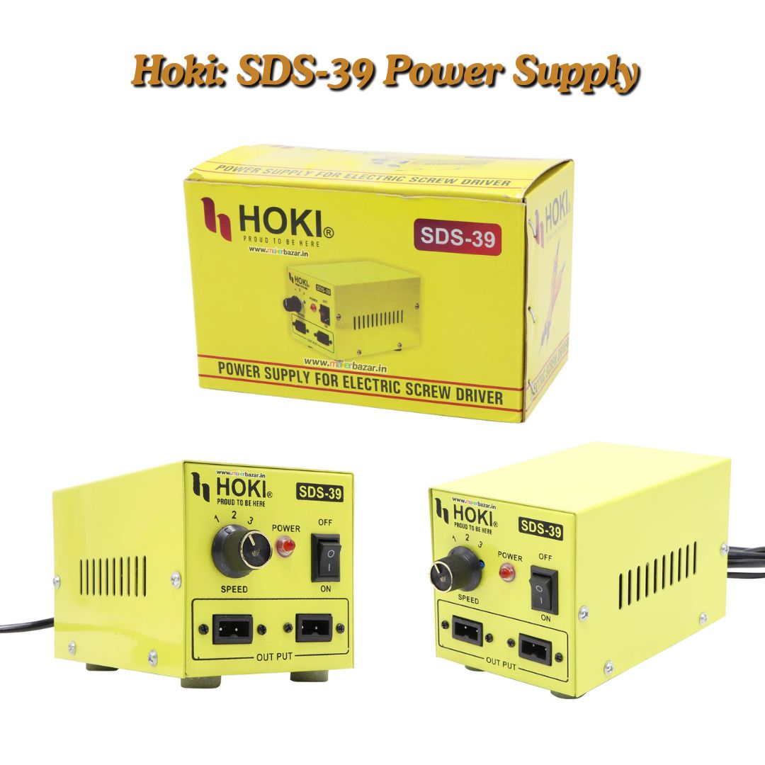 Hoki: 2-in-1 501 S25B5 Screw Driver With SDS-39 Power Supply