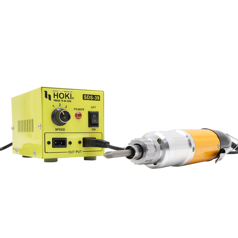 Hoki: Two-in-One 802+SDS-39 Electric Screwdriver with 2 Bits and Power Supply