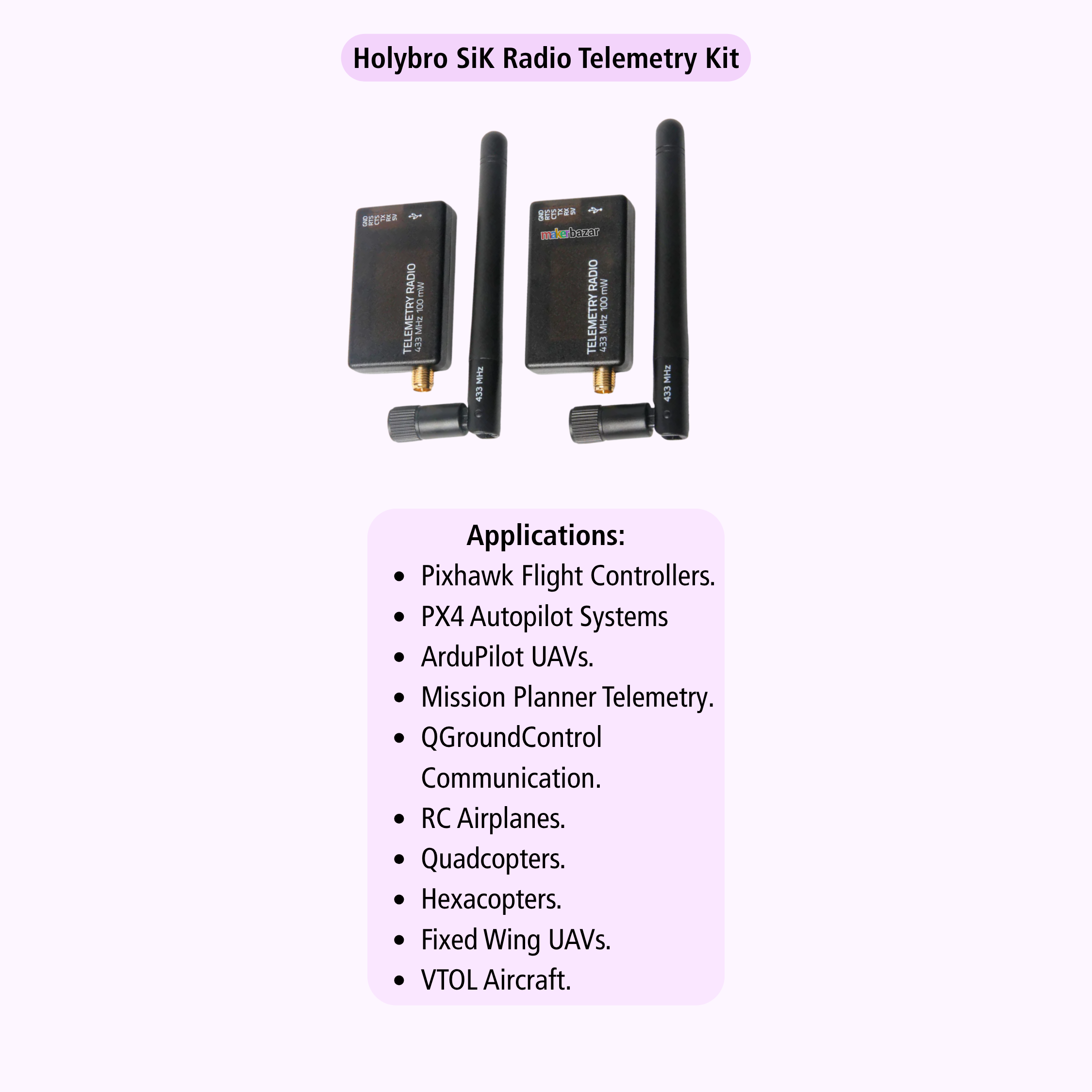 Holybro: Radio Telemetry Kit