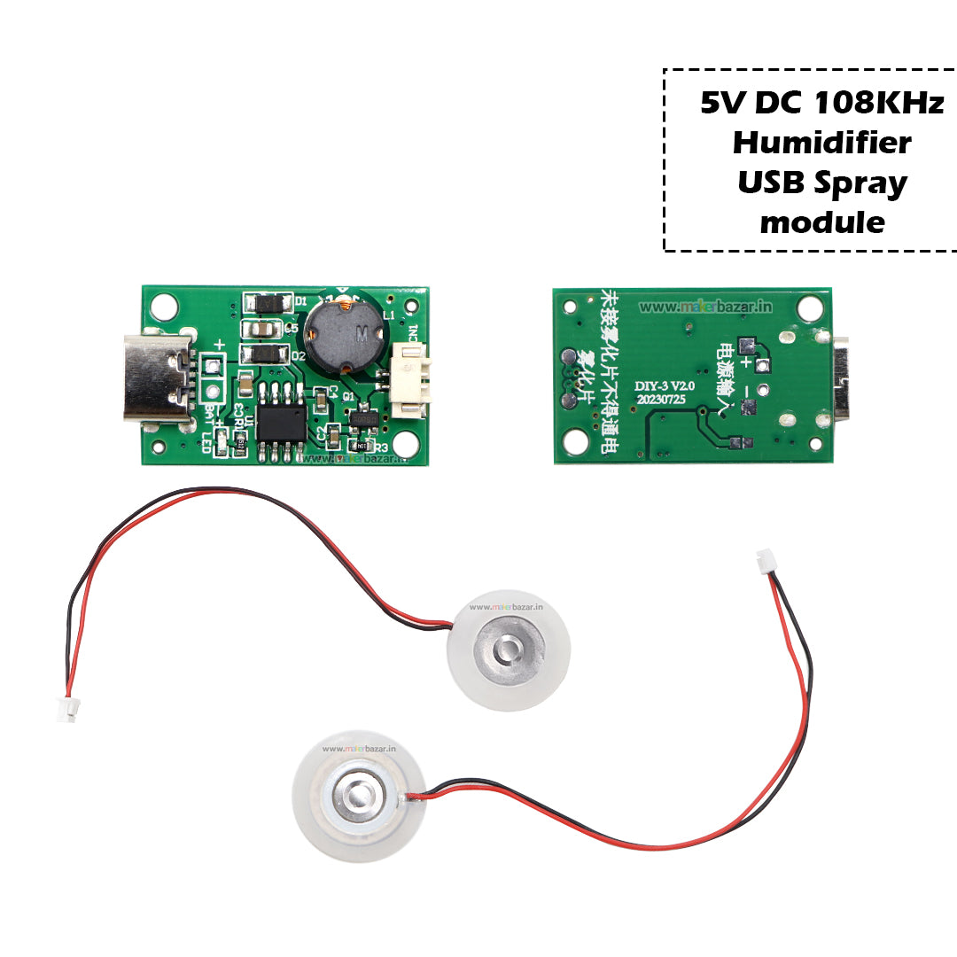 DC 5V 108KHz Humidifier/Mist Maker USB spray module DIY incubation experiment