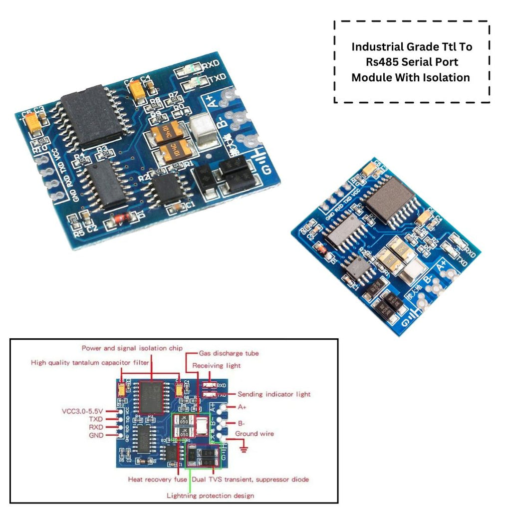 Simplify Industrial Communication: TTL to RS485 Converter with Power ...