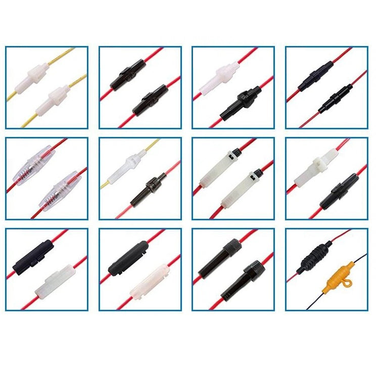 Inline Glass Fuse Holder (Screw-Type)