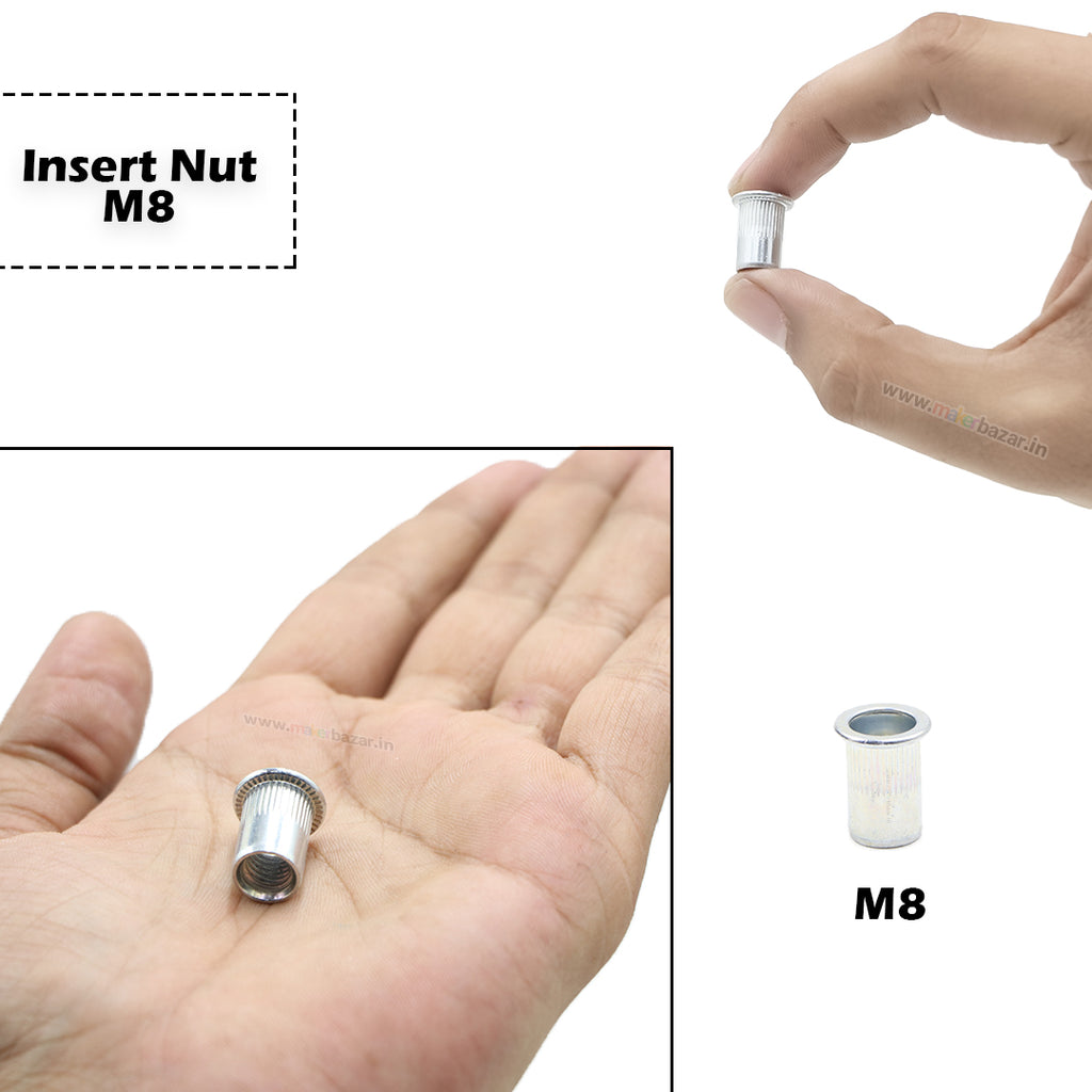 Silver Metal Rivet Insert Nut