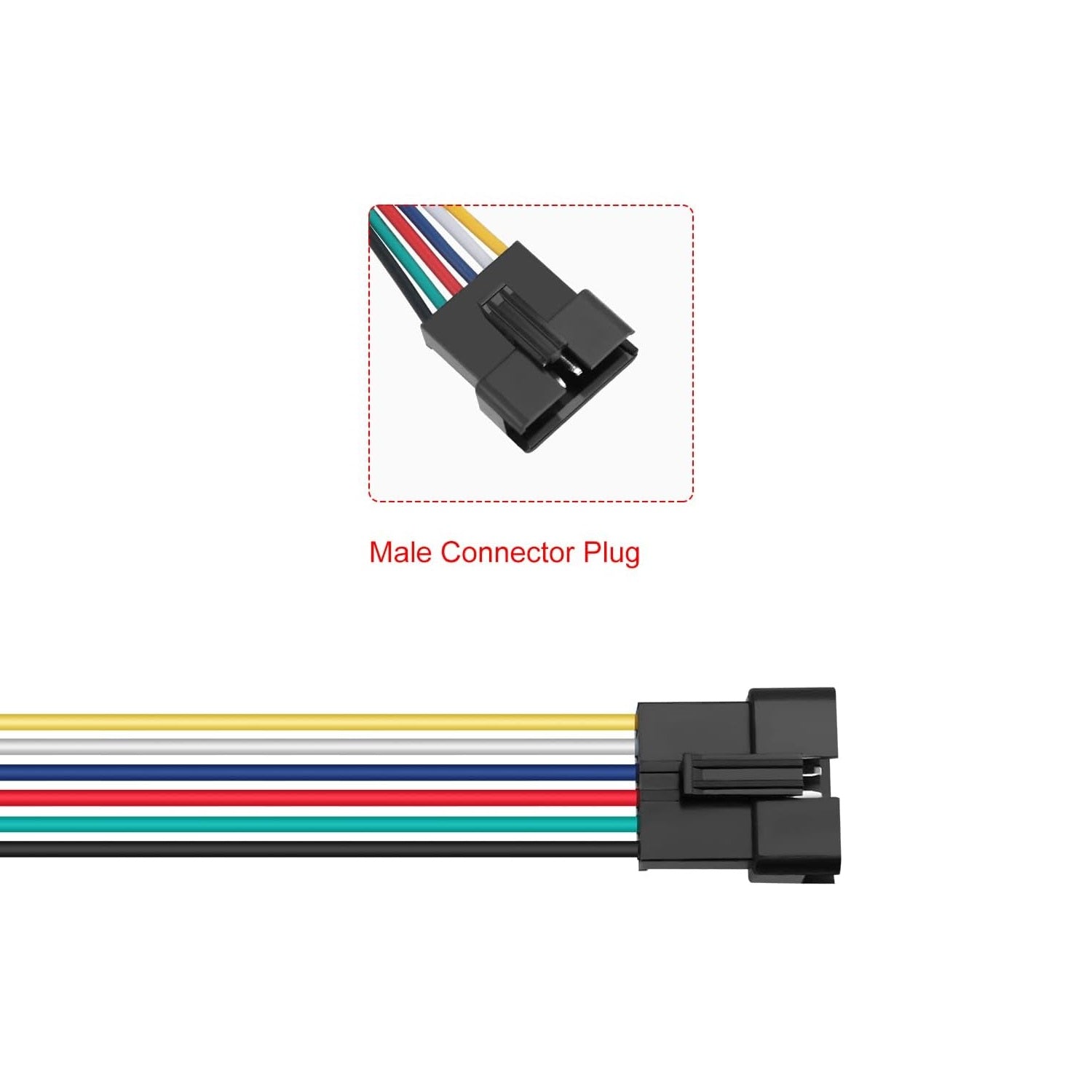 JST-SM Male-Female Battery Connector with Wire