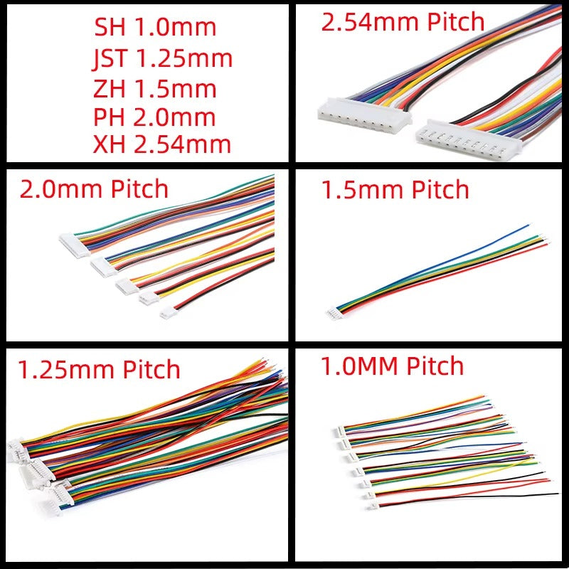 JST PH 2.0mm Female Connector with Wire 11-inch