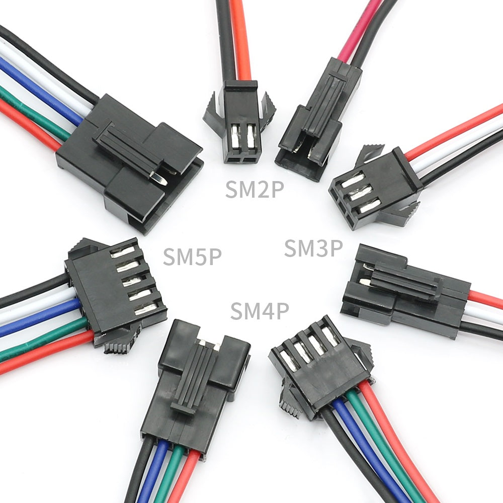 JST-SM Male-Female Battery Connector with Wire