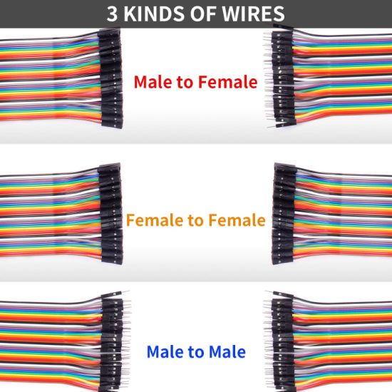 200mm Jumper Wires Male to Female 20cm