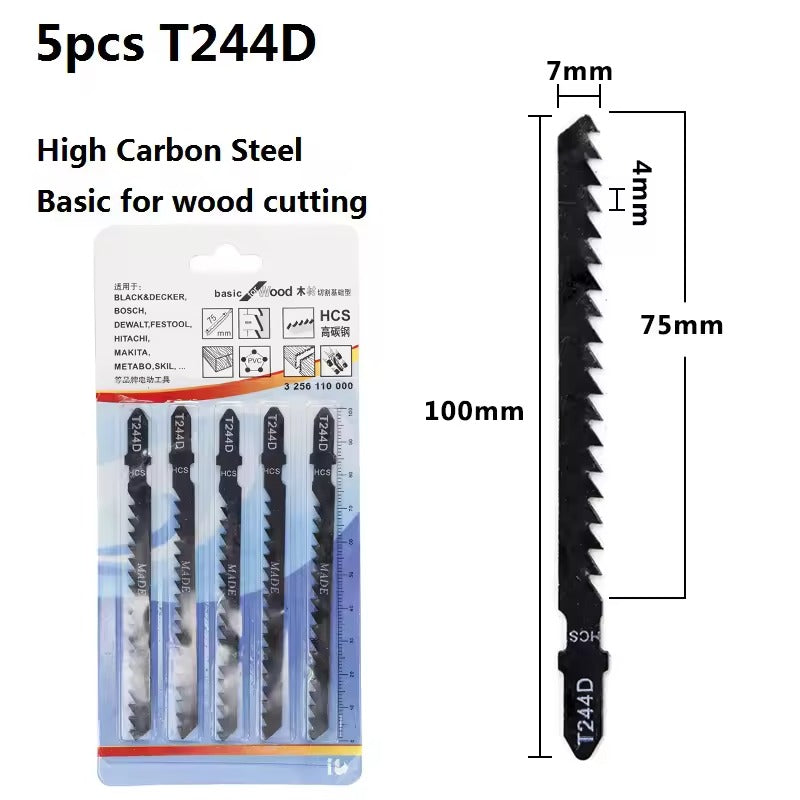 Generic Jigsaw Blades – Multipurpose Cutting Blades for Wood, Metal & Plastic