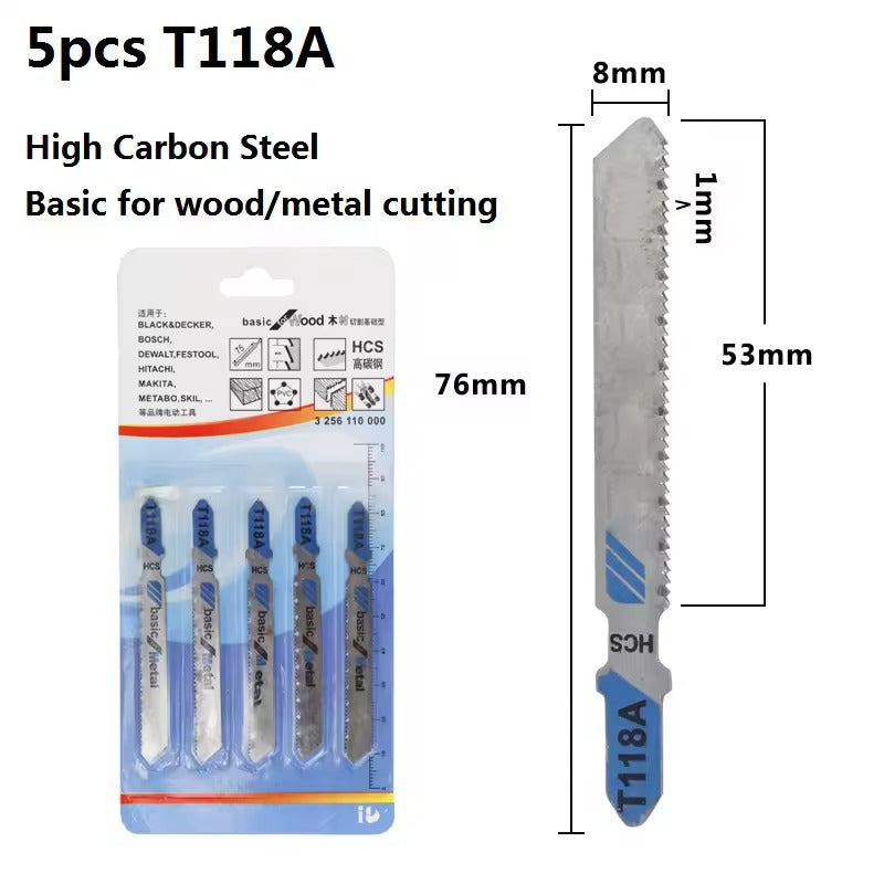 Generic Jigsaw Blades – Multipurpose Cutting Blades for Wood, Metal & Plastic