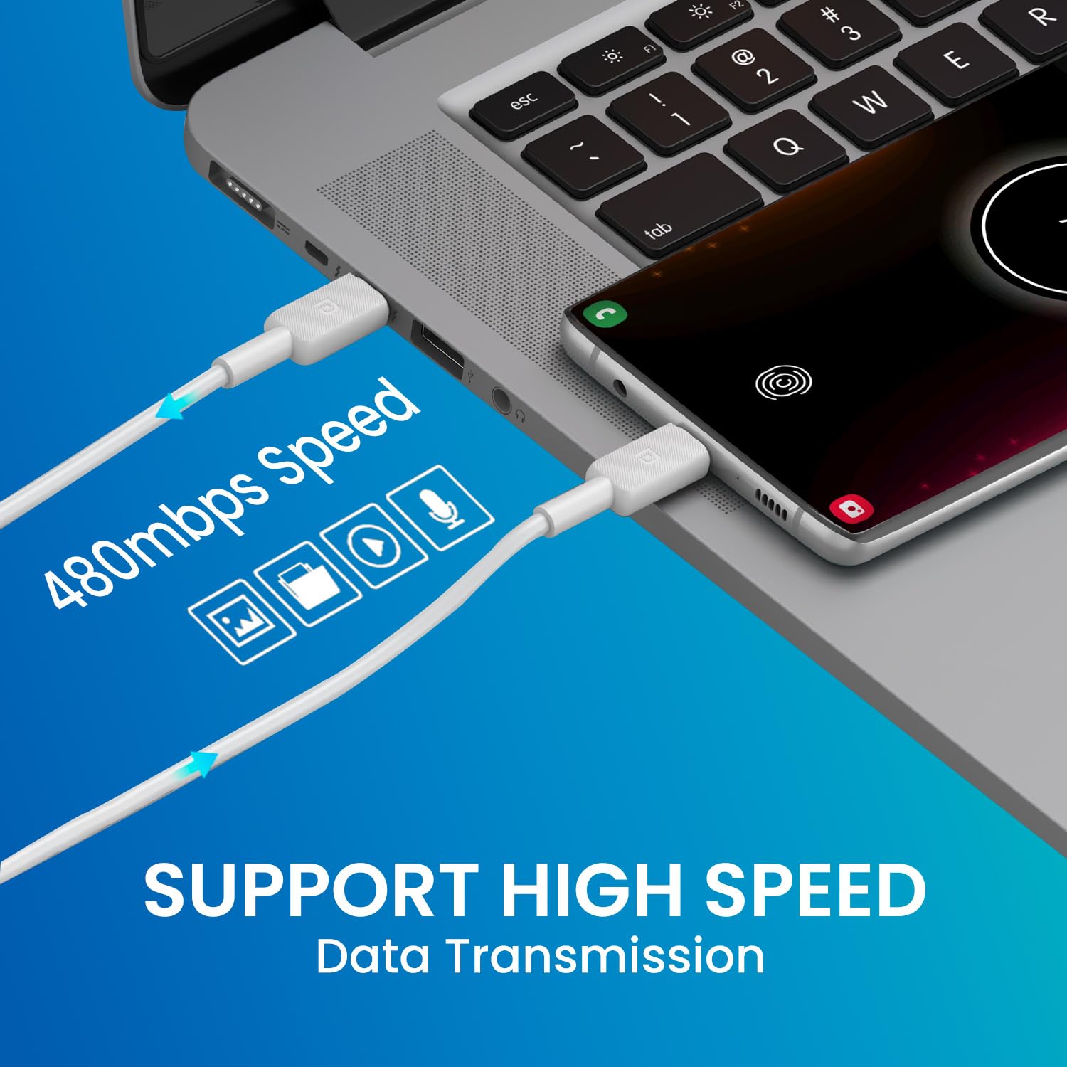 Portronics: Type-C to Type-C USB Data Cable