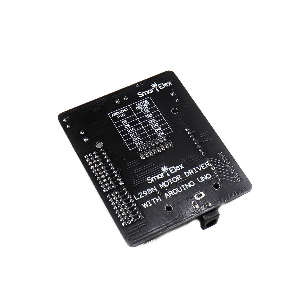 SmartElex L298N Motor Driver with Onboard Arduino Uno.