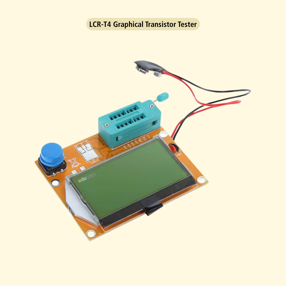 LCR-T4 Multifunctional Graphical Tester with ESR, LCR & 12864 LCD