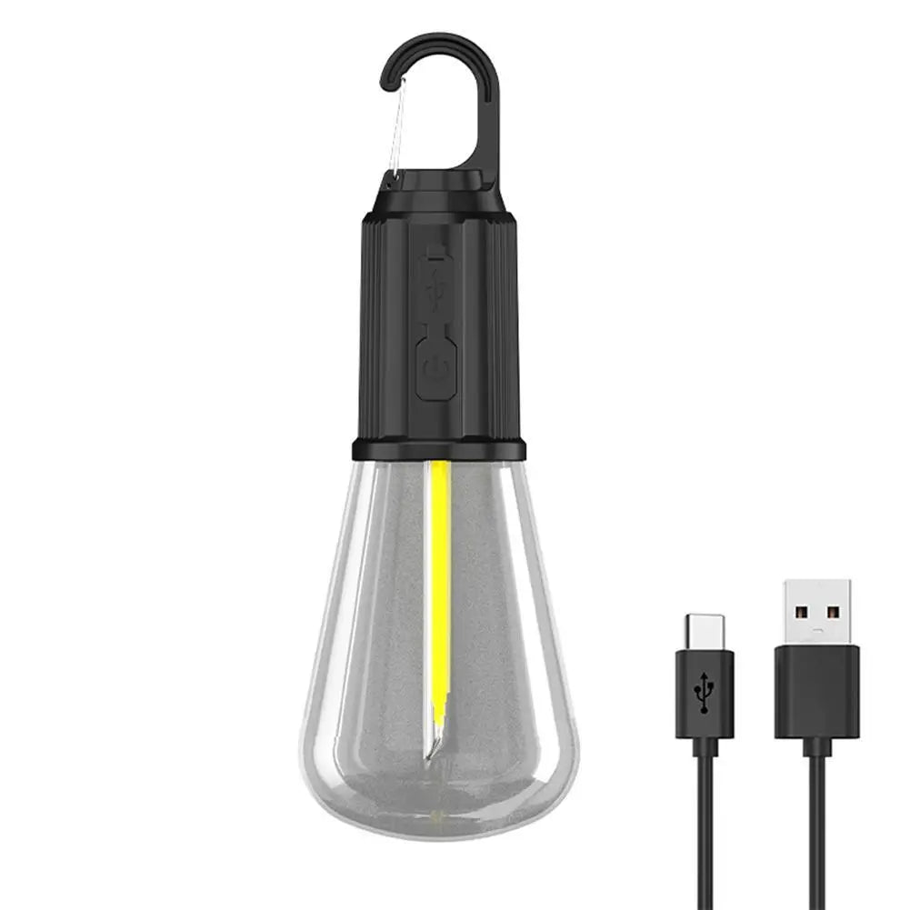 Waterproof LED Camping Light: Type-C USB Rechargeable