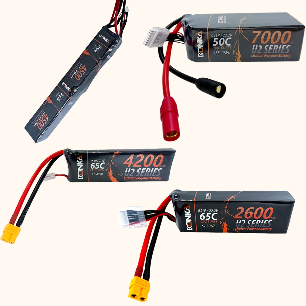 Bonka U2-Series Lithium Polymer Battery for RC Helicopter