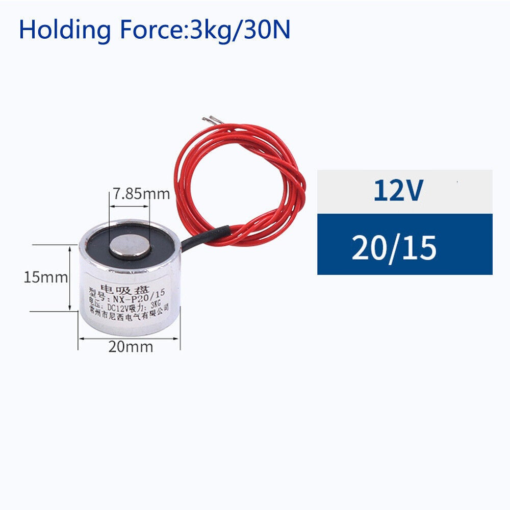 DC 12V Weight Lifting Solenoid Electromagnet