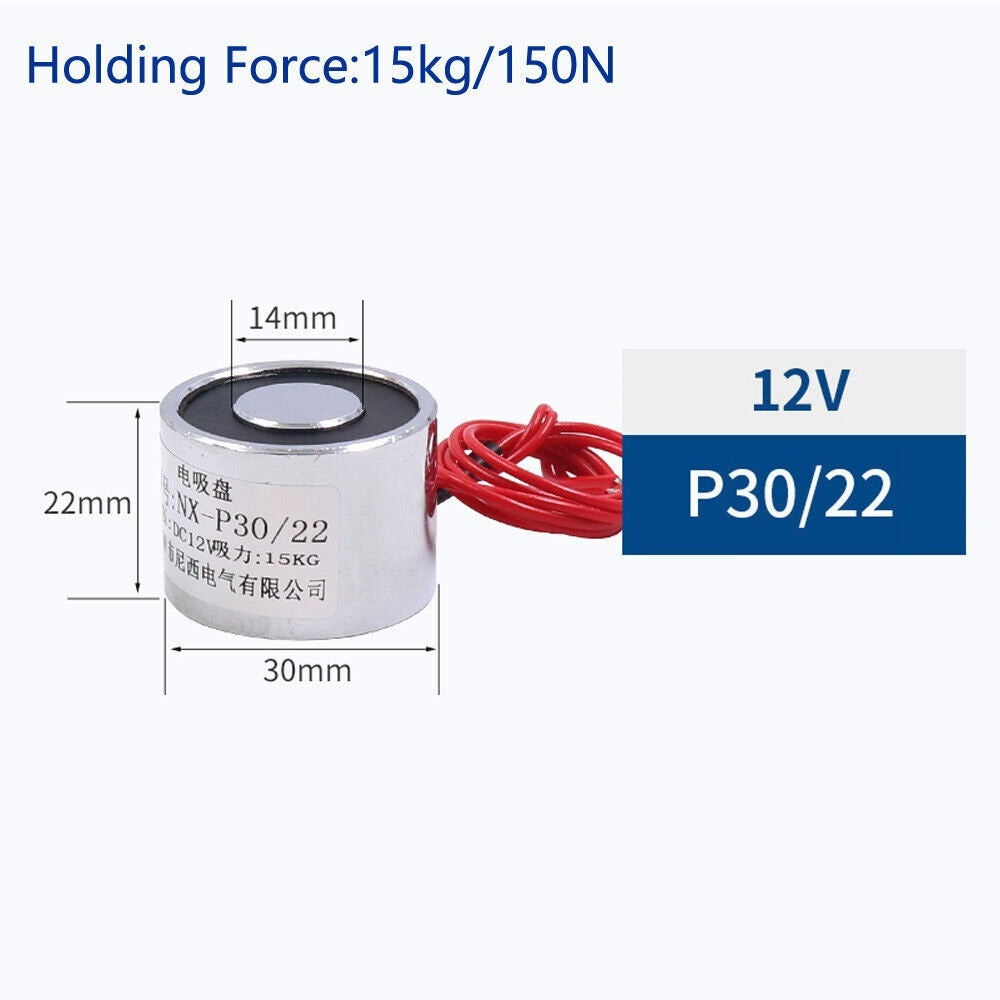 DC 12V Weight Lifting Solenoid Electromagnet