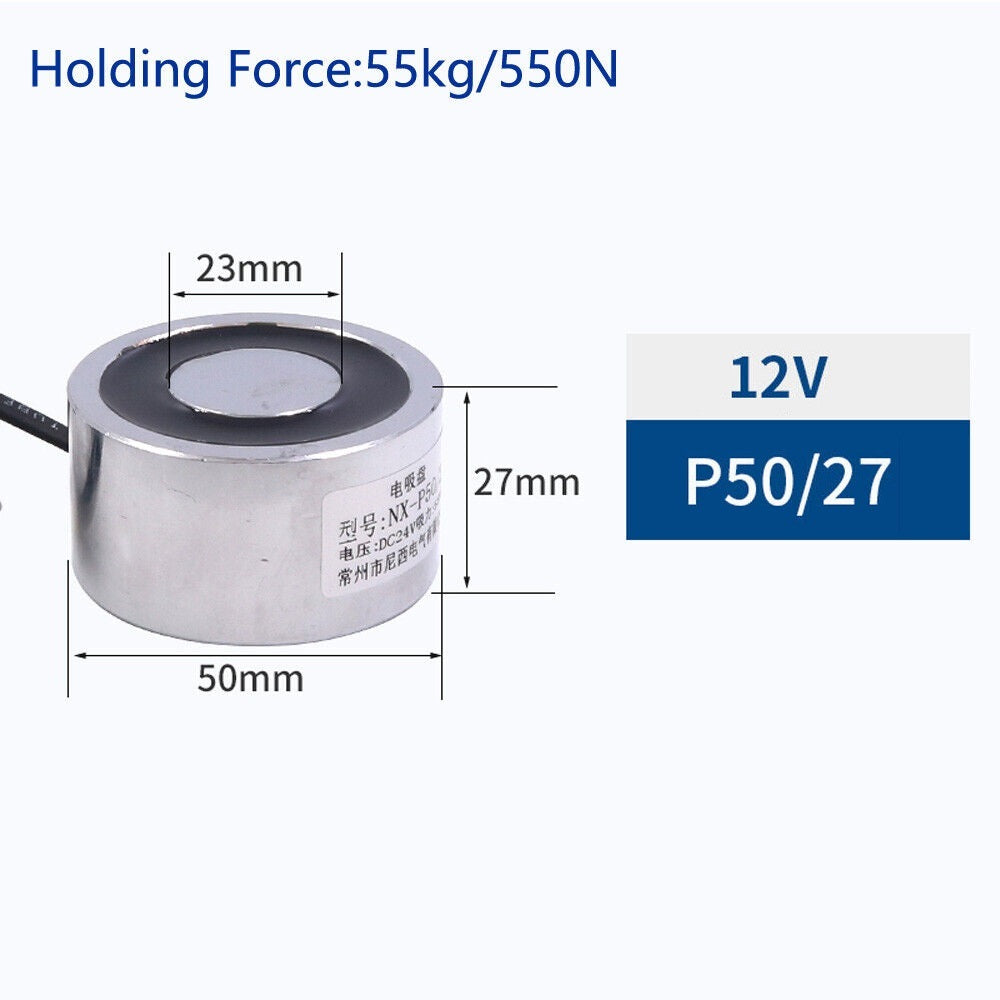 DC 12V Weight Lifting Solenoid Electromagnet