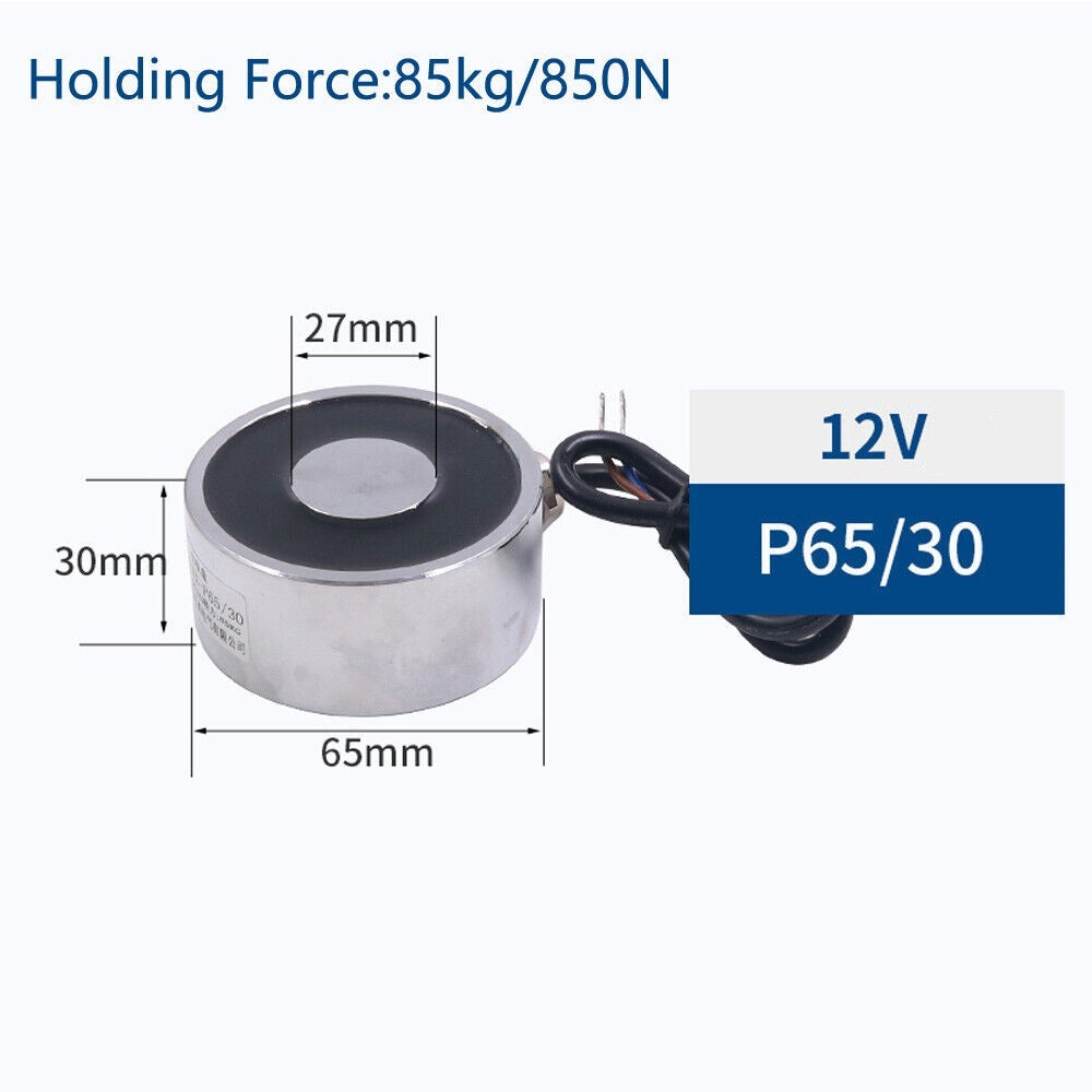 DC 12V Weight Lifting Solenoid Electromagnet