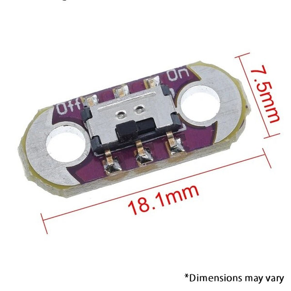 Slider Switch Module AYZ0202: LilyPad Slide Switch Module - Versatile Control for Wearable ...