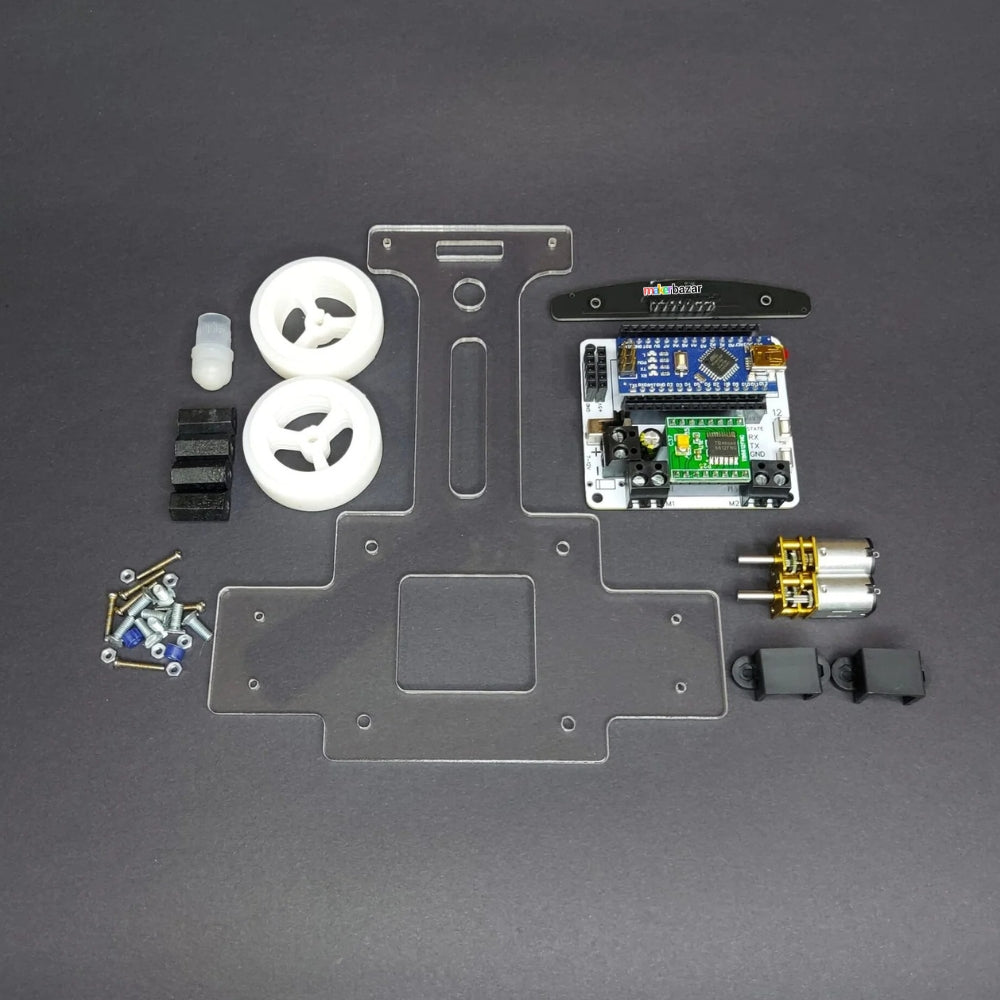 Line Follower Robot Using 5 Array Sensor Buy Assemble. Code. Follow! LF-2 Line Follower Robot Kit