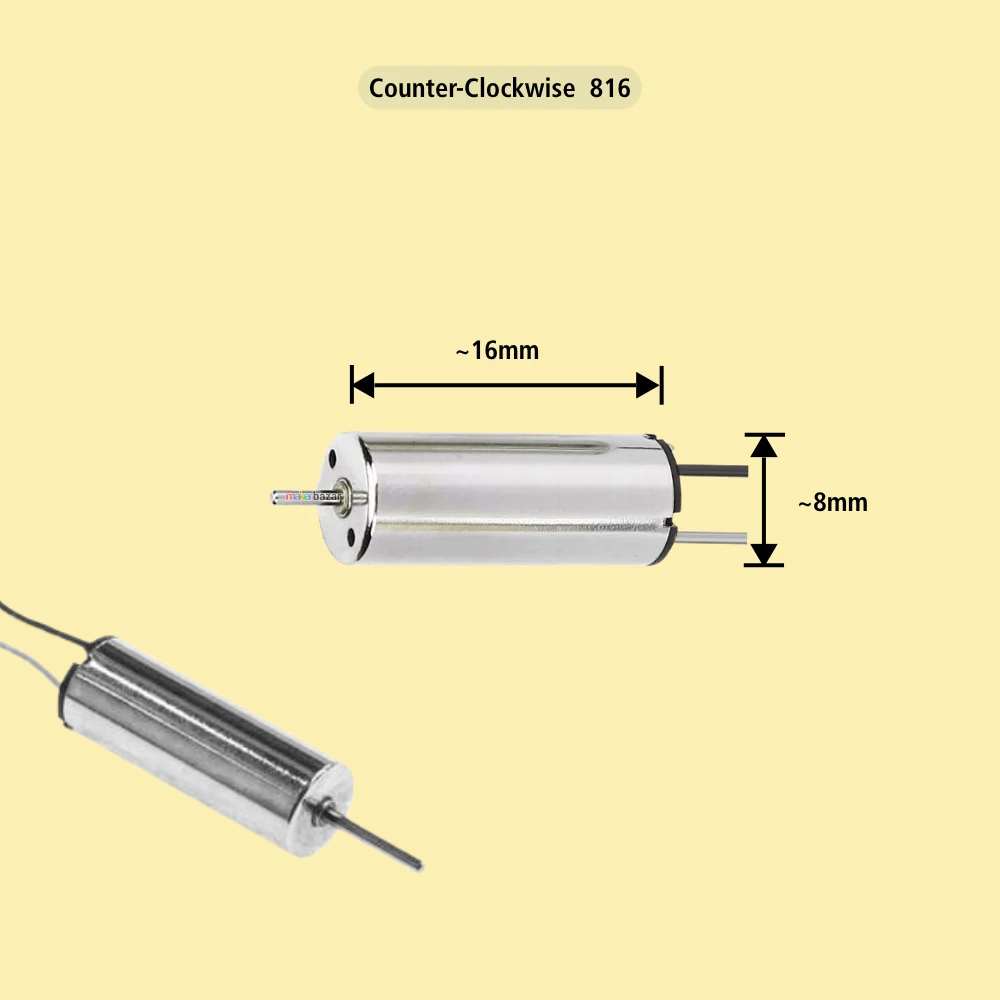 (Low Cost) Magnetic Micro Coreless Motor for Drones/Quadcopters/RC
