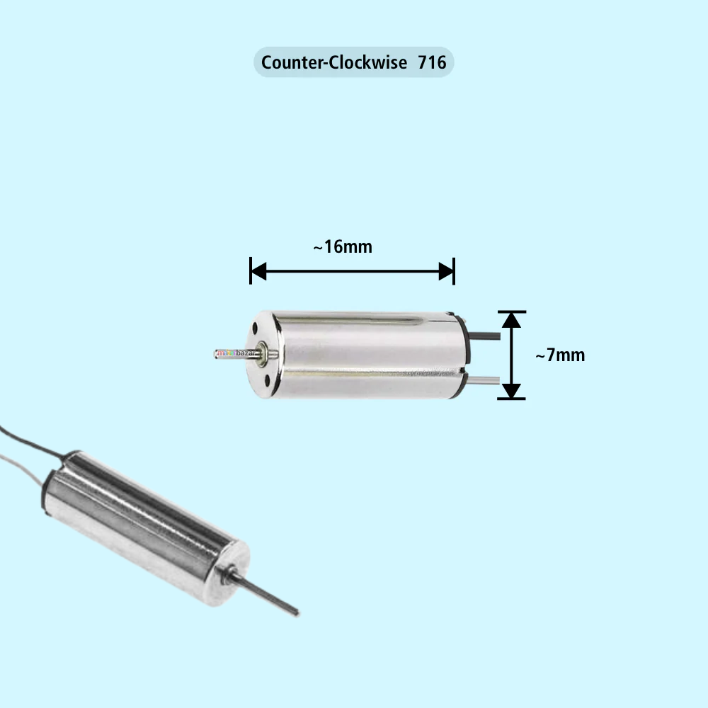 (Low Cost) Magnetic Micro Coreless Motor for Drones/Quadcopters/RC