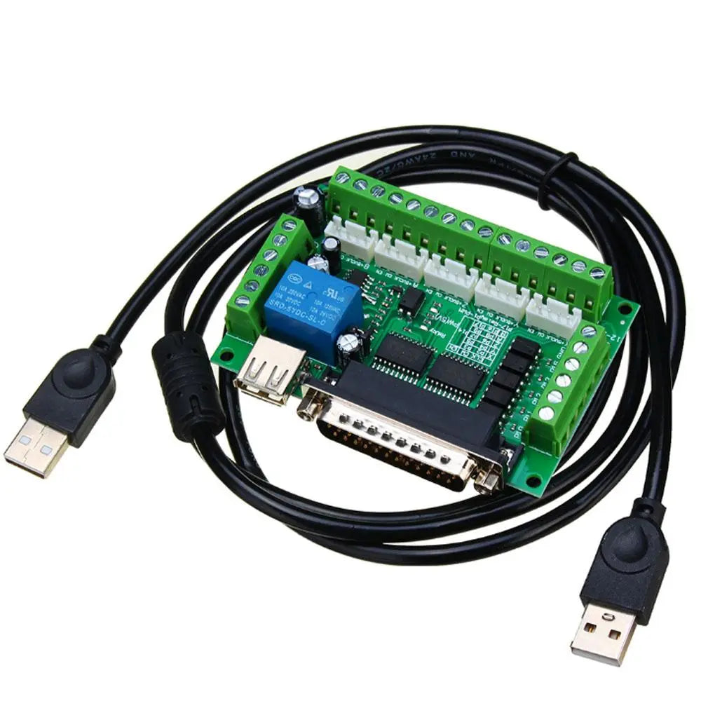 Buy MACH3 Interface Board CNC 5 Axis With Optocoupler Adapter | Makerbazar