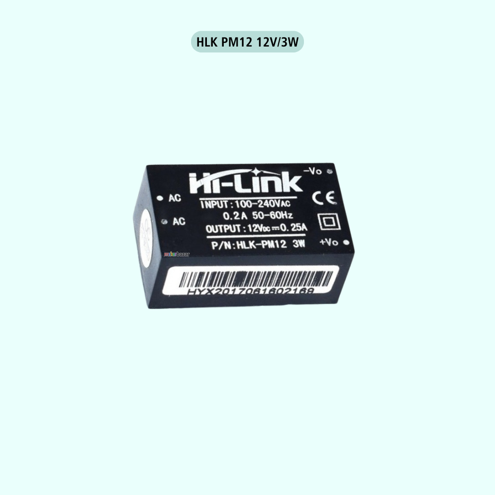 Hi-Link 12V AC to DC Power Supply Module - 2W/3W/5W/10W/20W