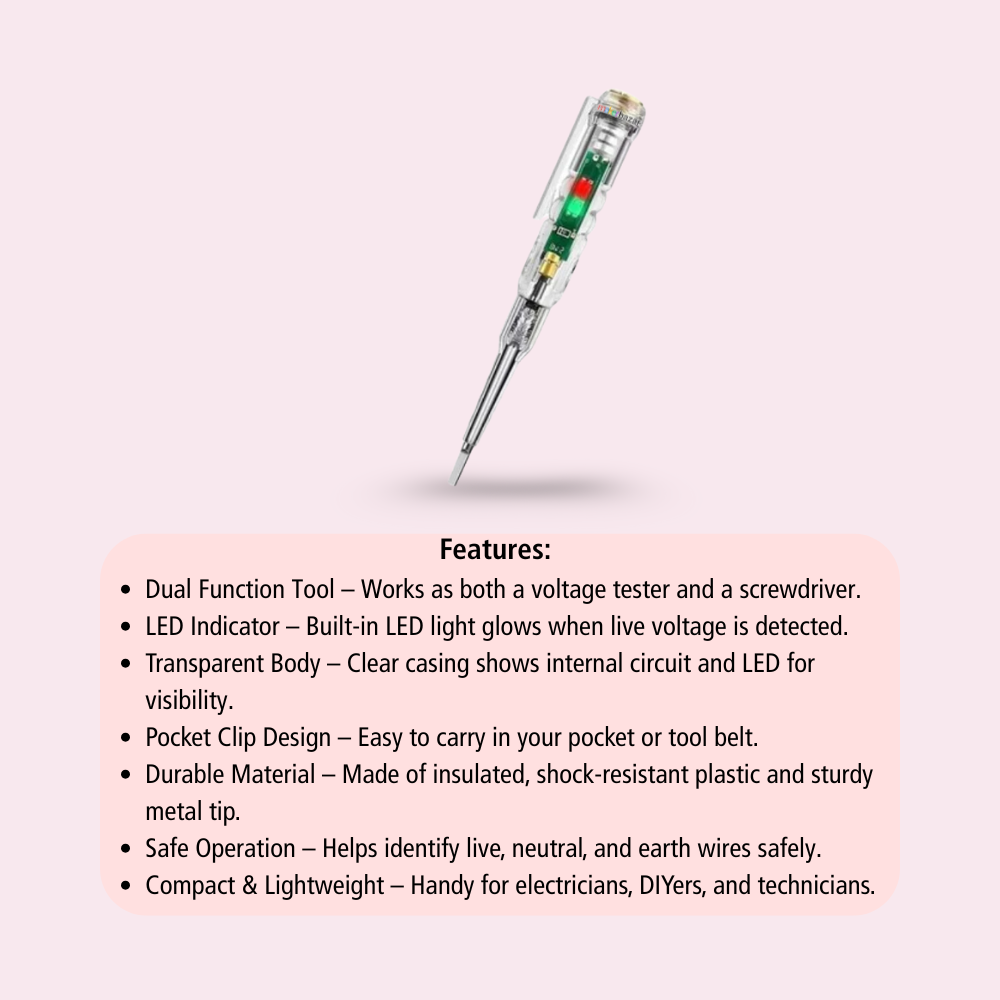 Multifunction Dual LED AC-DC Light Tester Pen