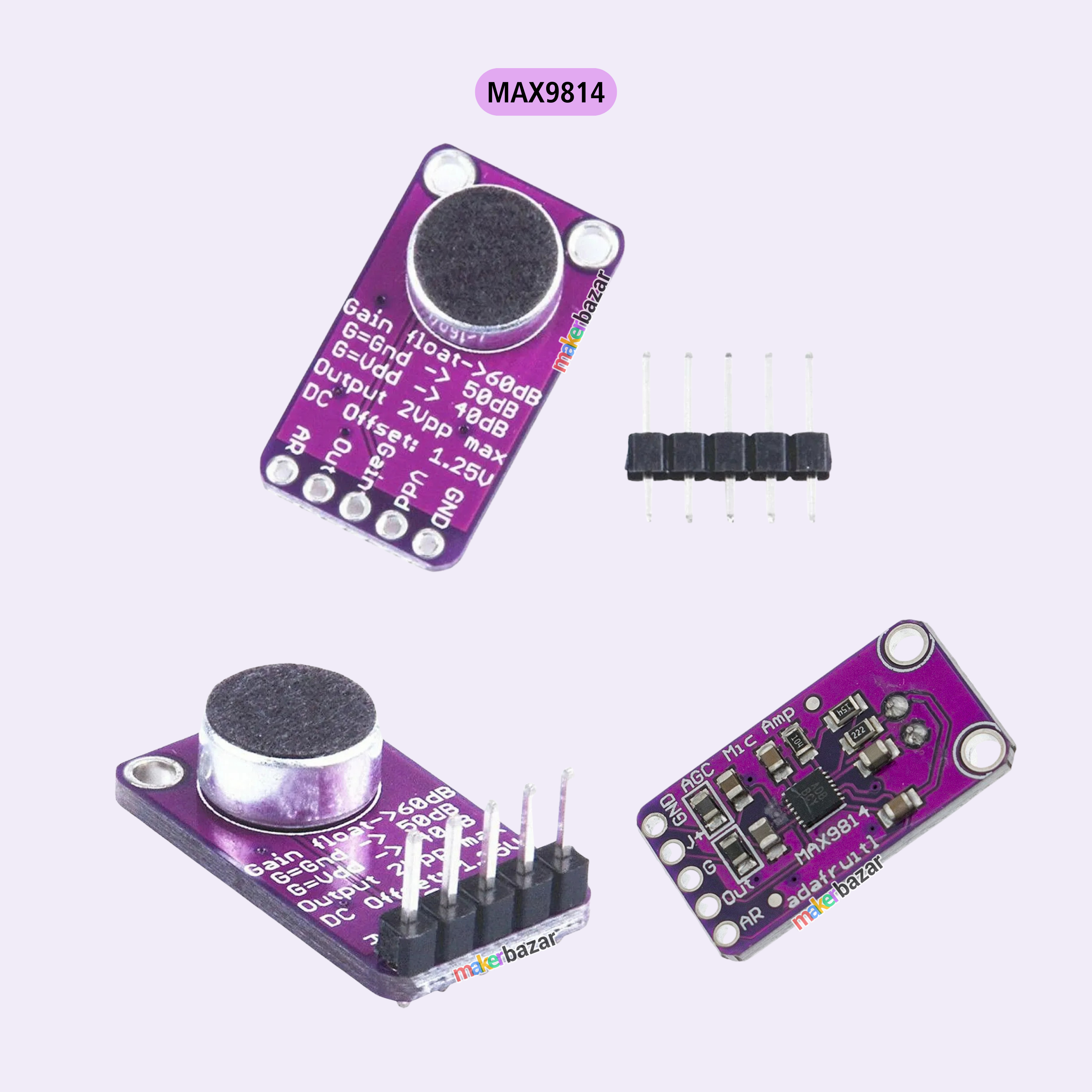 MAX Electret Microphone Amplifier Module