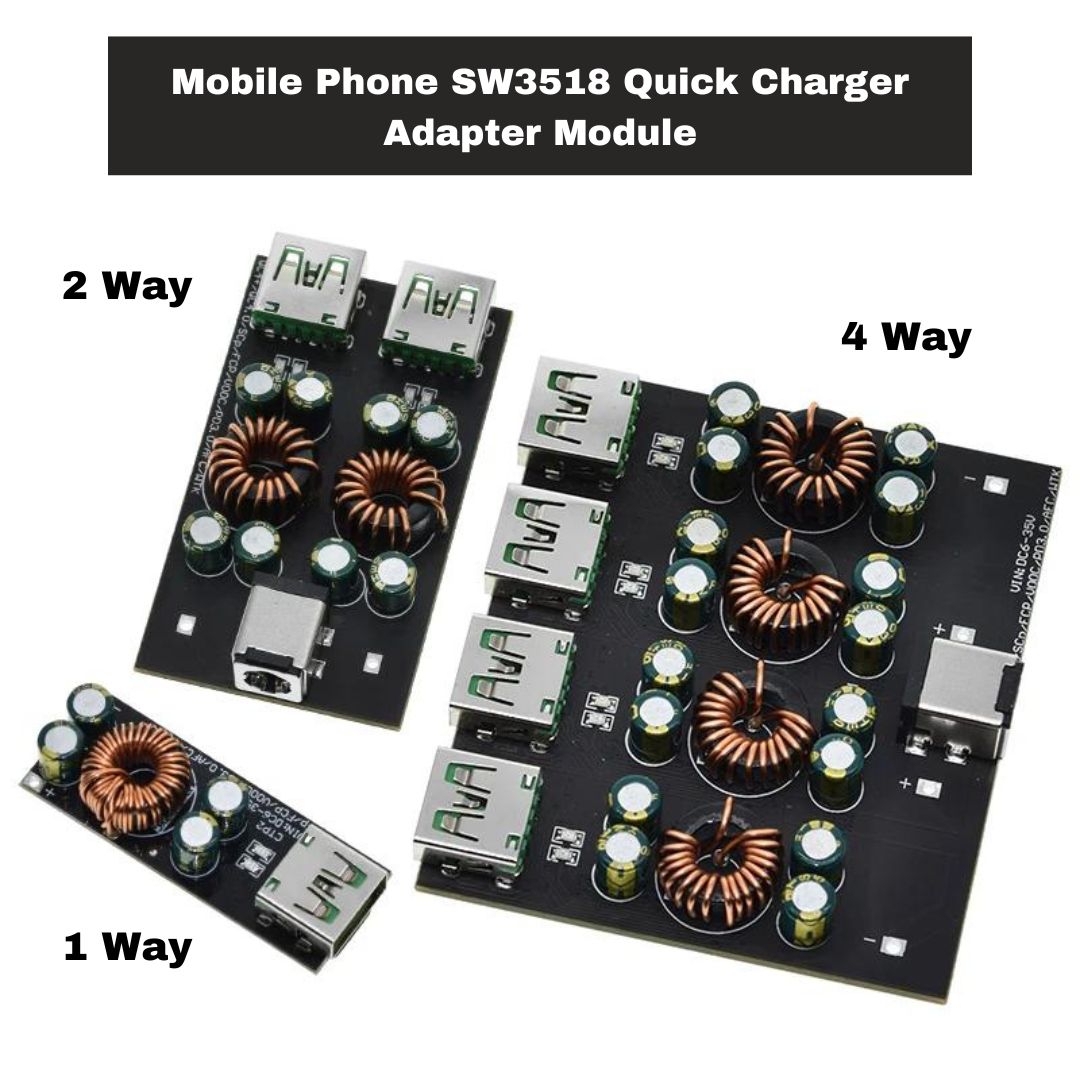 Makerbazar SW3518 Quick Charger Adapter Module | 1, 2, 4 Channels