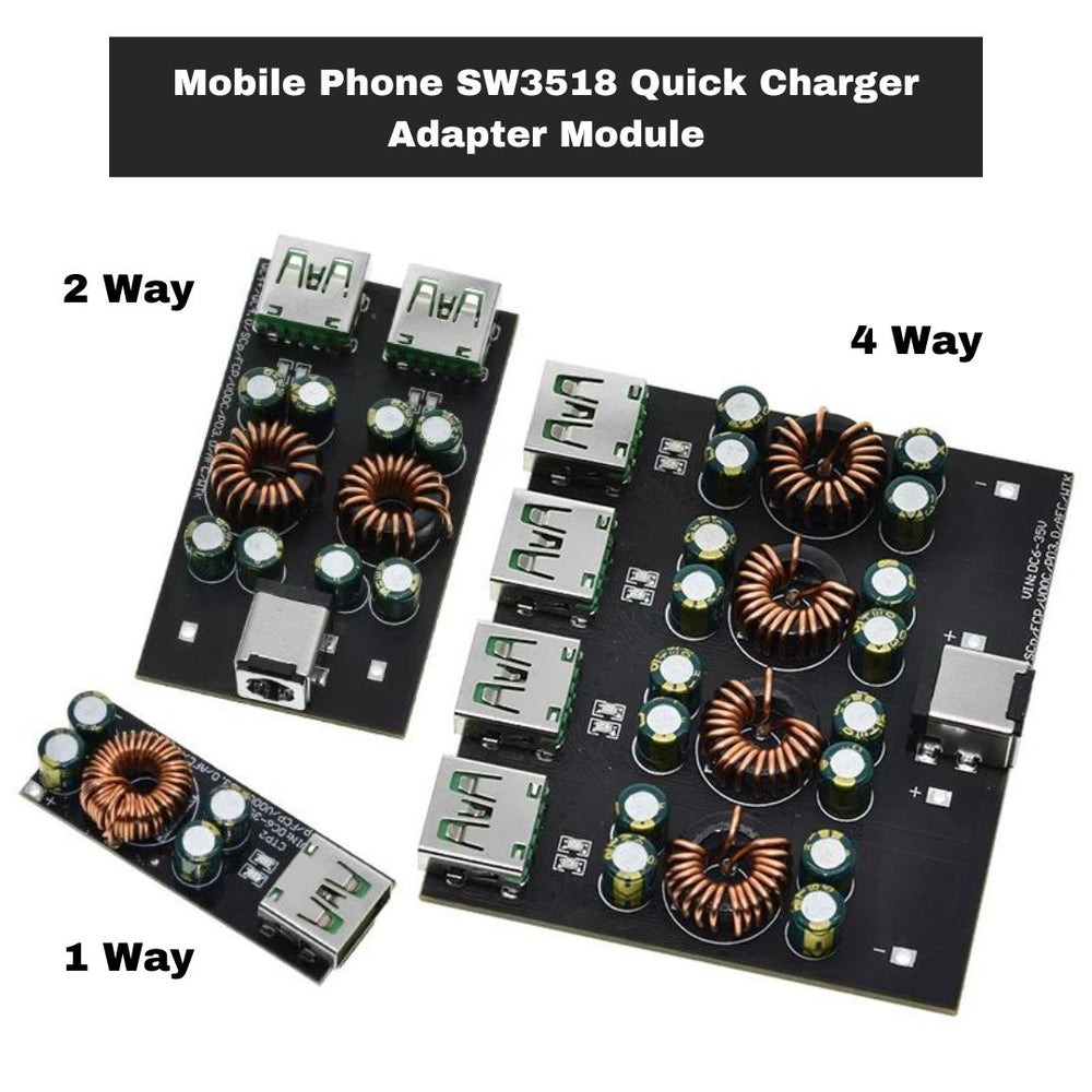 Makerbazar SW3518 Quick Charger Adapter Module | 1, 2, 4 Channels
