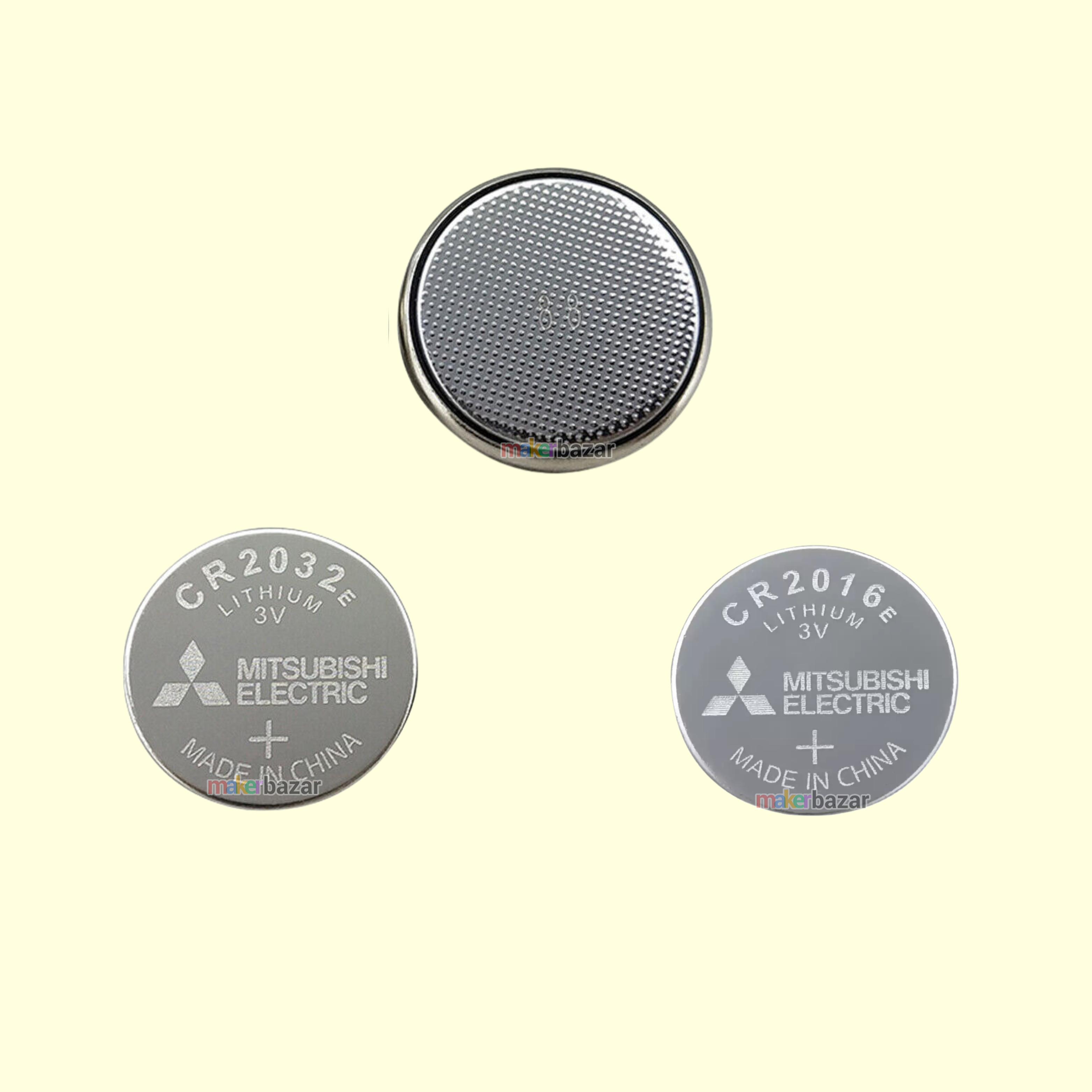 MITSUBISHI ELECTRIC 3V Lithium Coin Cell Non-Rechargeable Battery