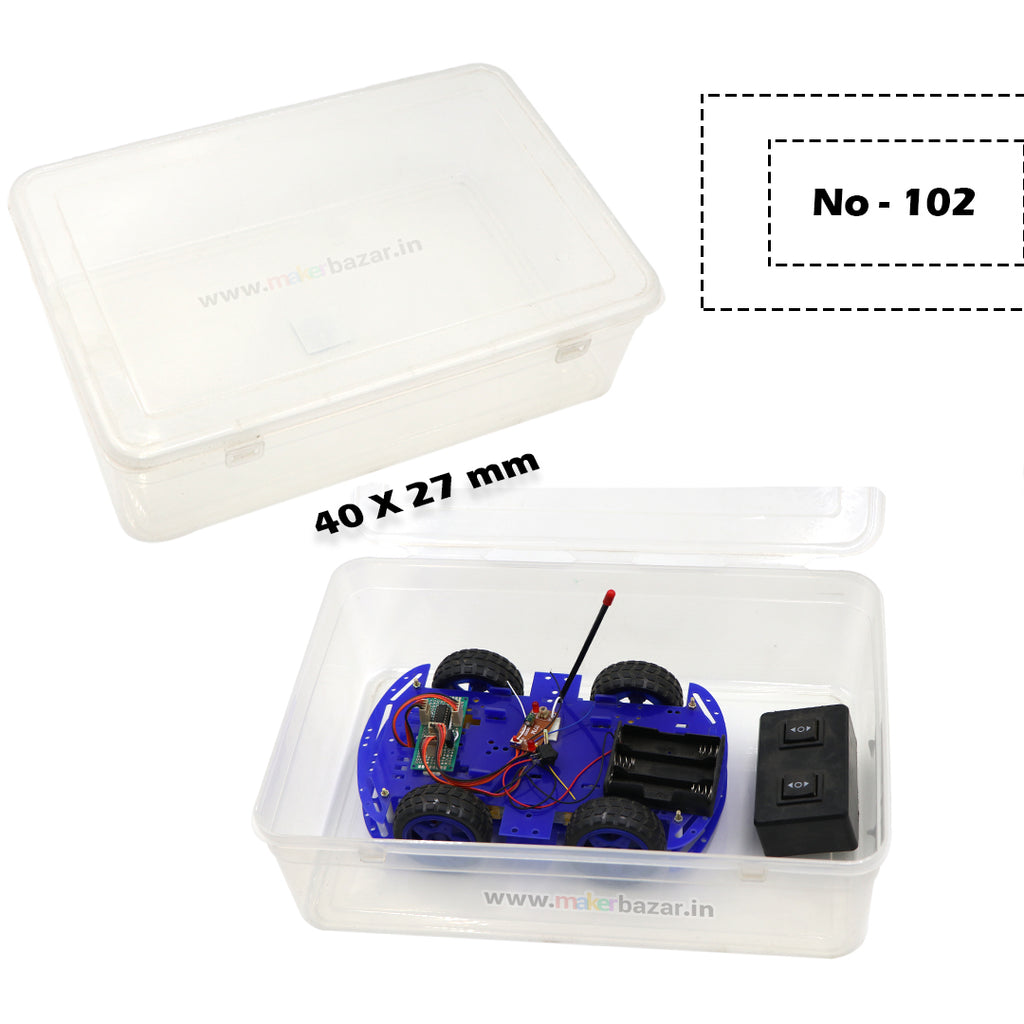 Transparent Rectangular Plastic Box - Durable Storage Solutions